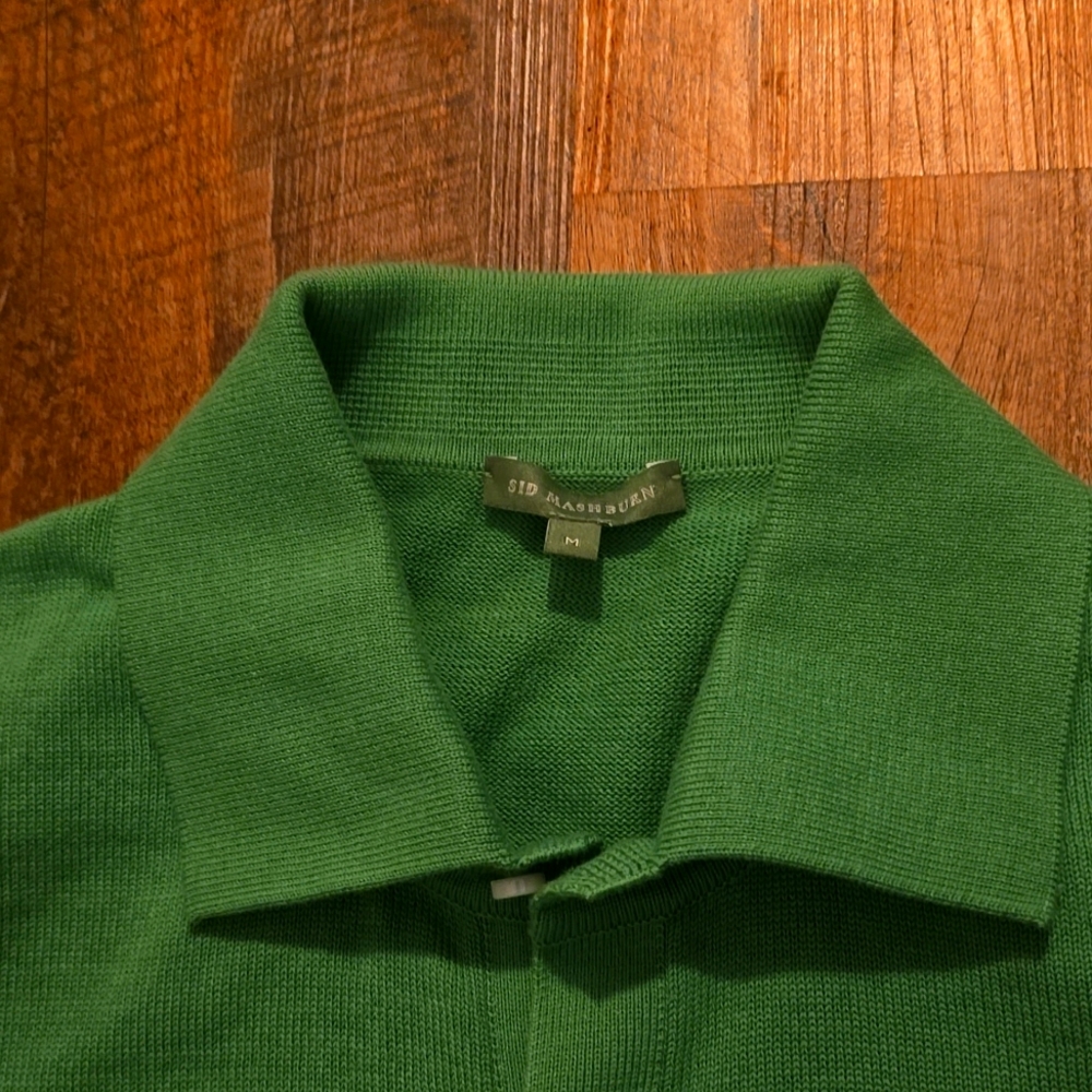 Sid Mashburn Green Rally Polo Shirt